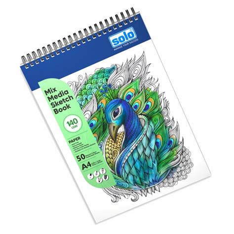 Solo Mixed Media Sketchbook A4 - SCOOBOO - Solo