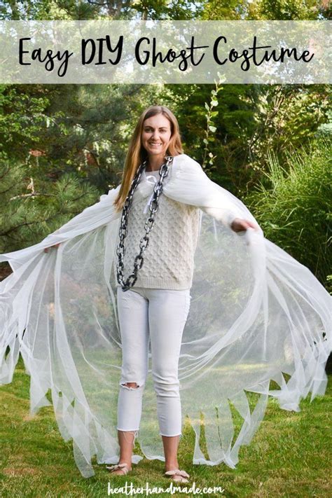 DIY Easy Ghost Costume for Women | Easy ghost costume, Ghost costume ...