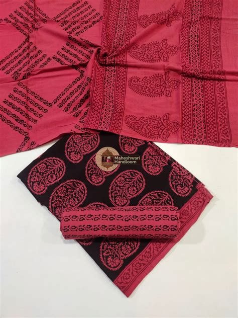 Bagh Print Cotton Suits Manufacture, Wholesaler ~ Maheshwari Handloom ...