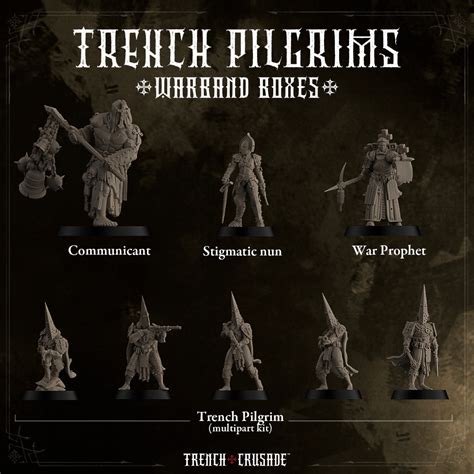 Trench Crusade - Trench Pilgrims Warband - Factory Fortress Inc ...