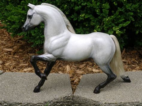 Custom Gray Barbie Horse with Black Points