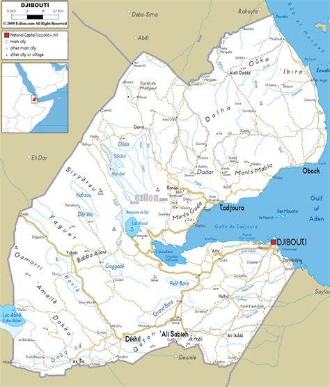 Maps of Djibouti | Map Library | Maps of the World