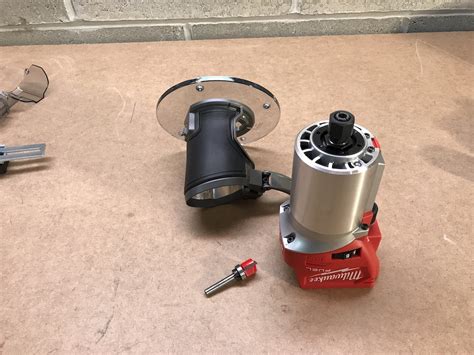 Milwaukee M18 Router Using Template Guide 的图像结果