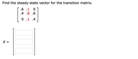 Image result for Steady State of Transition Matrix