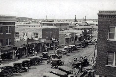 Birds Eye View Ranger Texas 1918