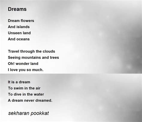 Short Poems About Dreams | Best Poems About Dreams – AGAY