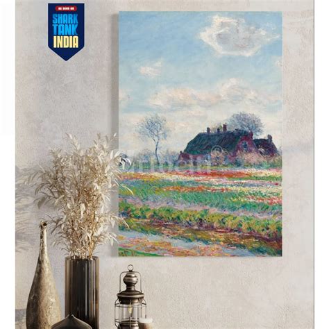 Buy Tulip Fields at Sassenheim by Claude Monet Canvas Giclee Print ...
