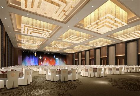 现代风格酒店宴会厅装修效果图片 – 设计本装修效果图