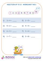 Addition And Subtraction Up To 5 - Worksheet No.1 | Worksheets | Math ...