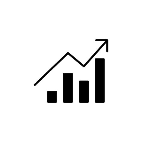 Stagflation line icon isolated on white background | Premium AI ...