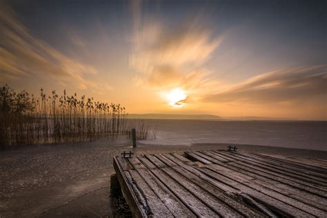 Download wallpaper sea, sunset, shore, section landscapes in resolution ...