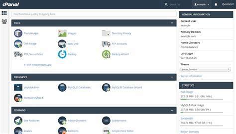 Image result for cPanel Website Examples