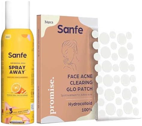 Sanfe Painless & Detan Hair Removal Spray Cream - 200 ml | For Chest ...