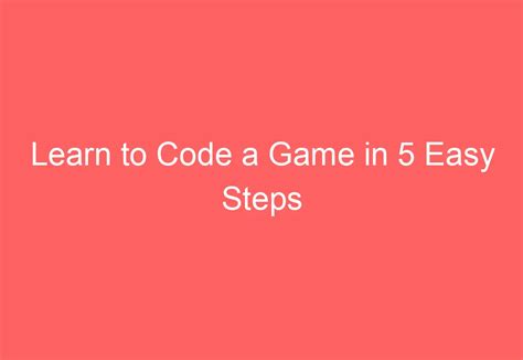 How to Code a Game 的图像结果