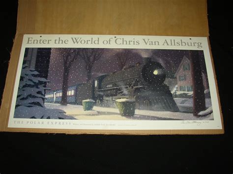 Polar Express Rare Signed Promotional Display Piece by Chris Van ...