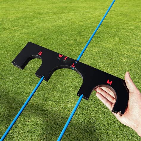 Updated Golf Swing Training Aid with Golf Alignment Sticks Swing Plane ...