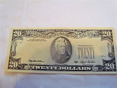 MISPRINTED 1993 20 DOLLAR BILL EXCELLENT CONDITION VERYCRISP LIKE ...