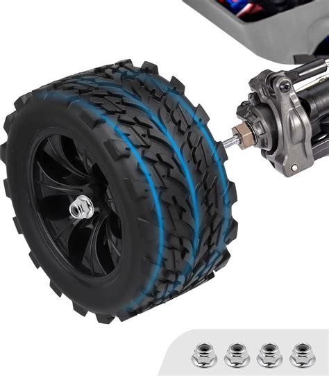 Hobpark HobbyPark 12mm Hex 1/10 RC Truck Wheels and Tires India | Ubuy
