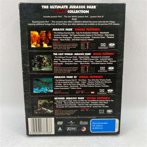 Jurassic Park: The Ultimate Collection Includes Jurassic Park 1 - 3 ...