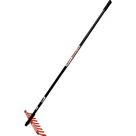 Leaf Rake for Gardening - 15 in Wide Small Garden Rake for Leaves,9 ...