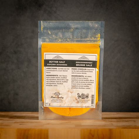 Butter Salt Popcorn Seasoning - Mom's Pantry
