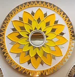 Engineered Wood Unique wants Lippan art wall hanging home decoration in ...