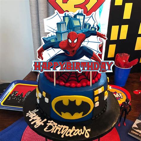 Spiderman Party Decorations,Spiderman Theme Birthday Party Supplies Set ...
