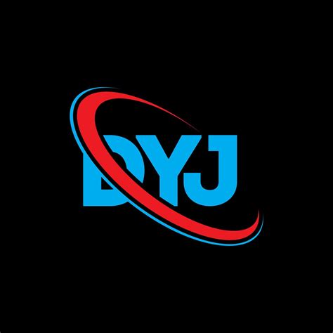 DYJ logo. DYJ letter. DYJ letter logo design. Initials DYJ logo linked ...