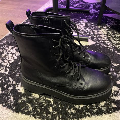 Military Boots With Zipper