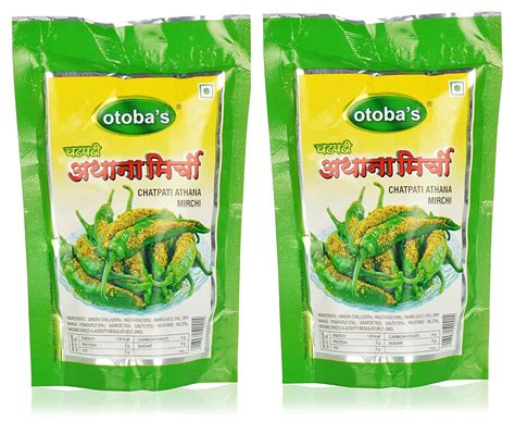 Otoba's Chatpata Athana Mirchi | Handmade Stuffed Green Chilli Pickle ...