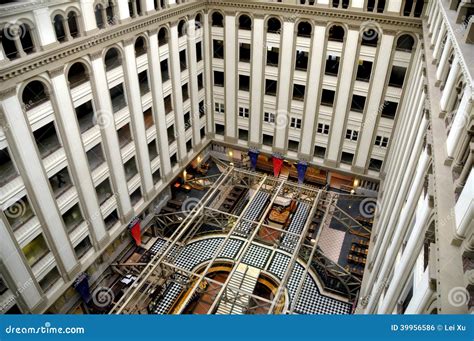 Washington, DC: Atrium of the Old Post Office Editorial Photo - Image ...