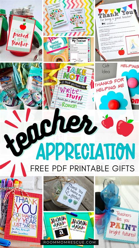Teacher Appreciation Printables Free - TheArtVibe