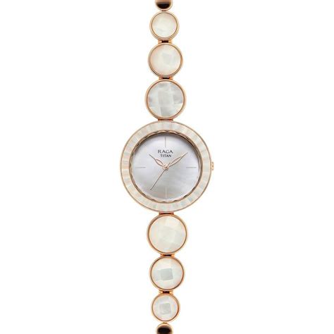 Buy Online Titan Raga Power Pearls Quartz Analog Mother Of Pearl Dial ...