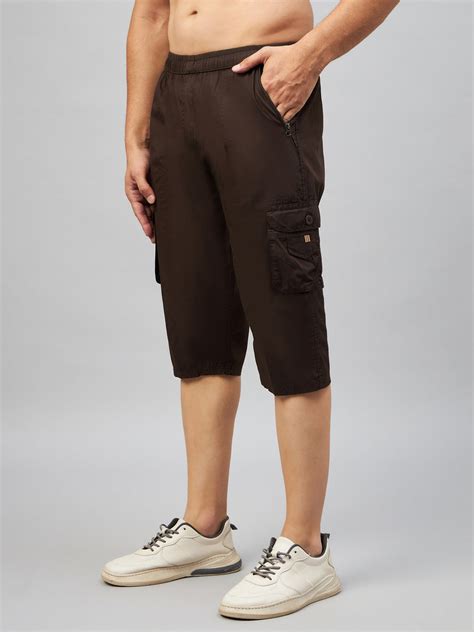 Men's Brown Cotton Three Fourth Shorts – Studio Nexx