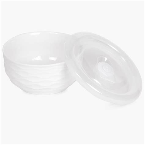 Buy Brook Ceramic Bowl With Lid from Home Centre at just INR 349.0