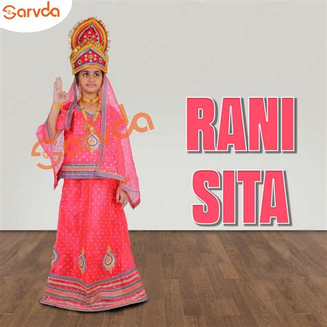 Rani Sita / Others Rani Costume for kids – Sarvda