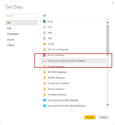 Image result for Power BI Live Connection Dataset