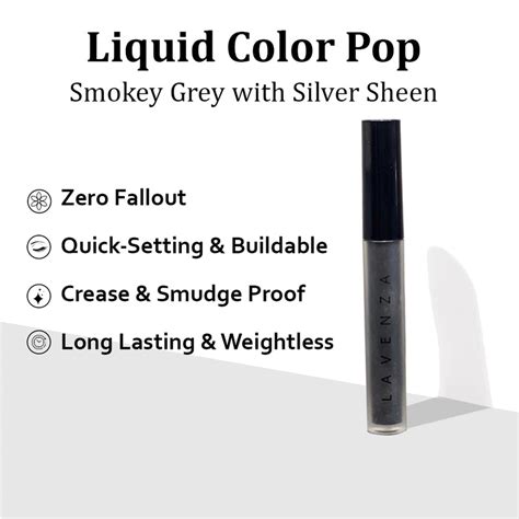 Smokey Grey - Liquid Metallic Eyeshadow, Smokey Eyes in One Swipe