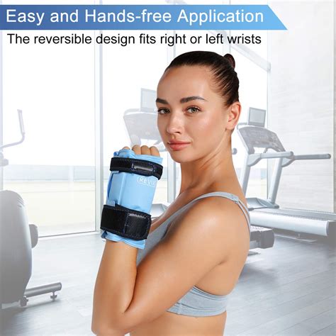 Buy REVIX Wrist Ice Pack Wrap for Carpal Tunnel Relief, Reusable Gel ...