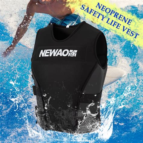 NEWAO Adults Life Jacket Neoprene Safety Life Vest India | Ubuy