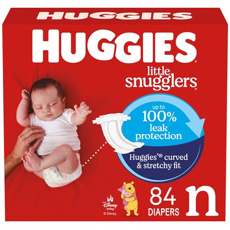 Huggies Size Newborn Diapers, Little Snugglers Baby Diapers, Size ...