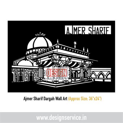 Ajmer Sharif Dargah Laser Cutting Design – Design Service