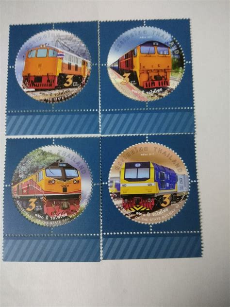 Stamps on 120th Anniversary of State Railway Thailand – Stamp Digest