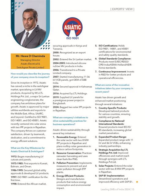 Business Enterprises of Tomorrow 2024