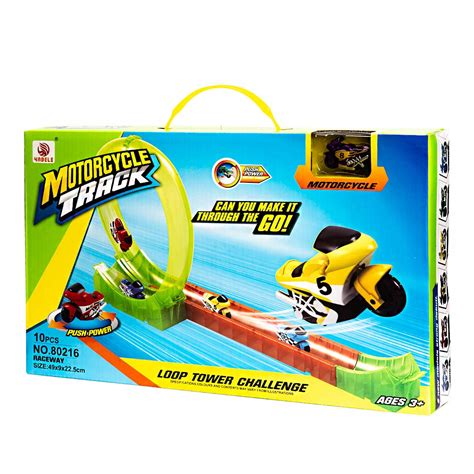 Buy Curtis Toys Motorcycle Race Track Set for Kids Online at Low Prices ...