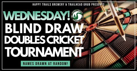 Blind Draw Cricket Tournament at HTBC!, Happy Trails Brewing Co ...