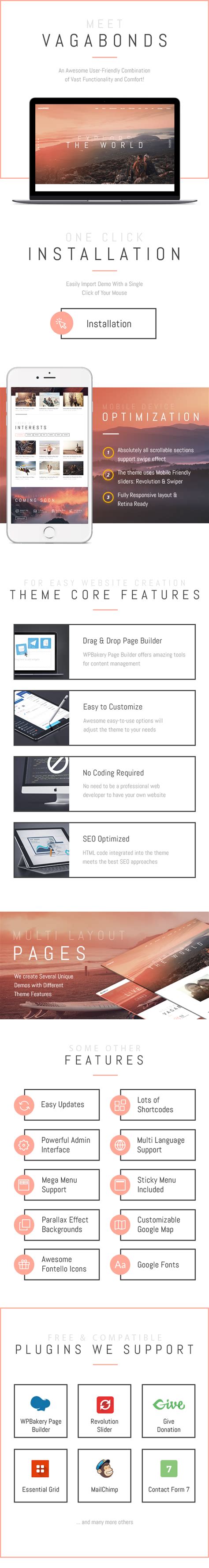 vagabonds v1 0 2 personal travel lifestyle blog theme