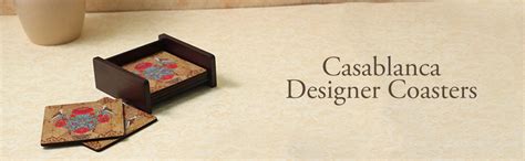 Casablanca Damask Motif Coaster - Set of 6 – Wonderchef India