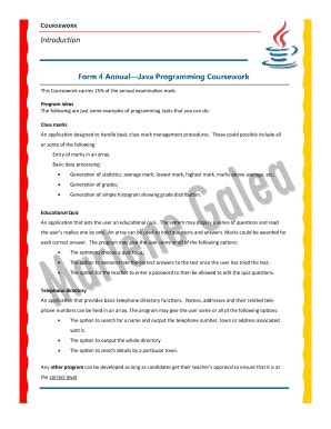 Fillable Online schoolnet gov Form 4 Project Guidelines - Schoolnet.gov ...