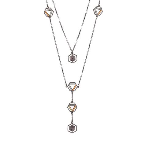 Benzene Black Rhodium Brass Necklaces – VOYLLA